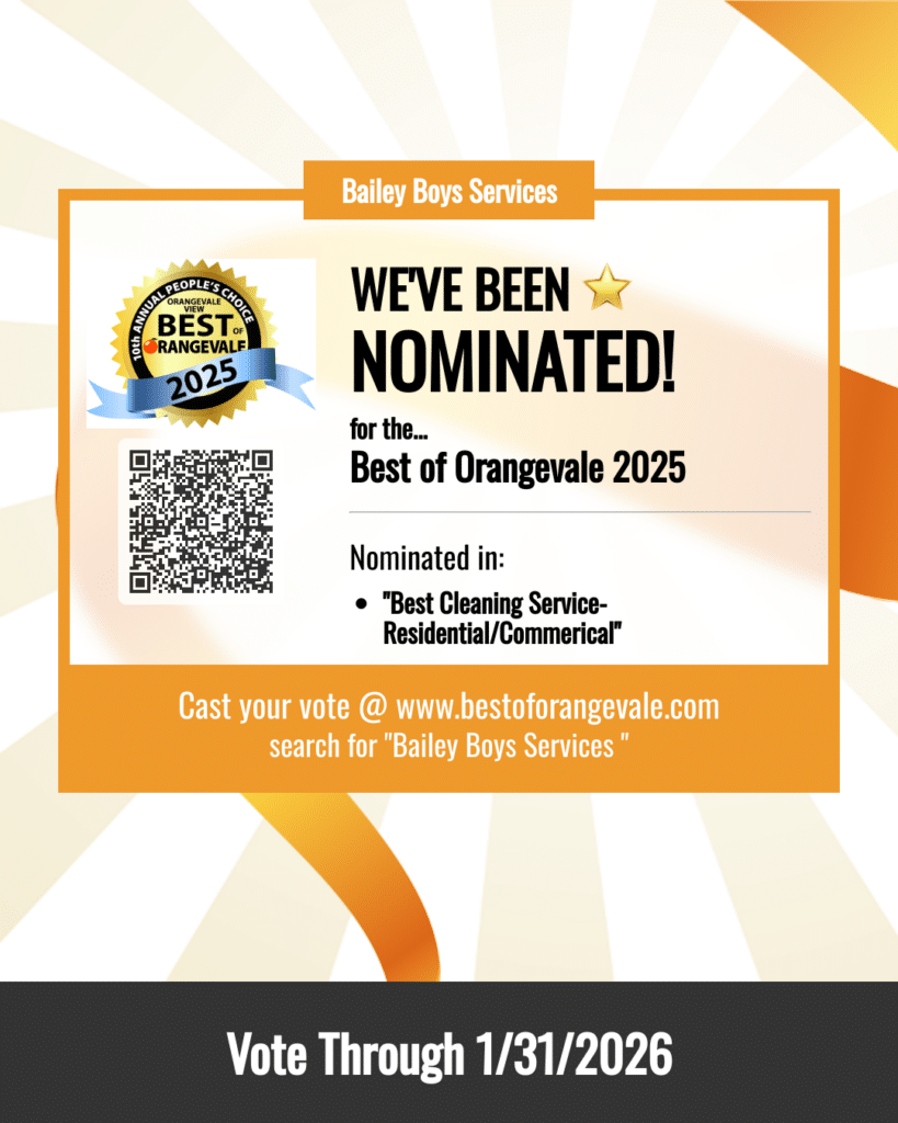 Best of Orangevale Nominated 2025 - Bailey Boys Services
