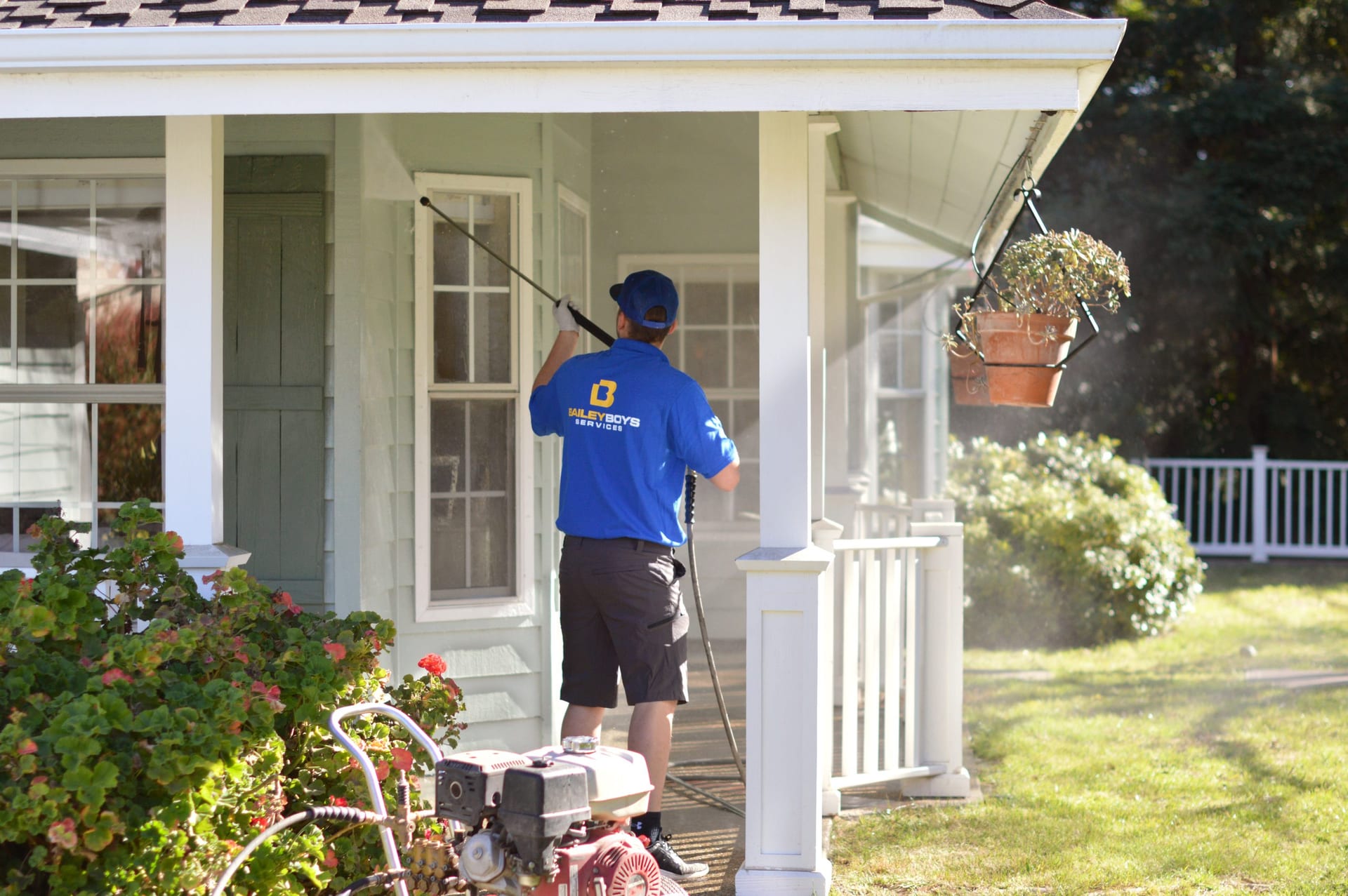 Professional Soft Washing in Folsom, CA by Bailey Boys Services