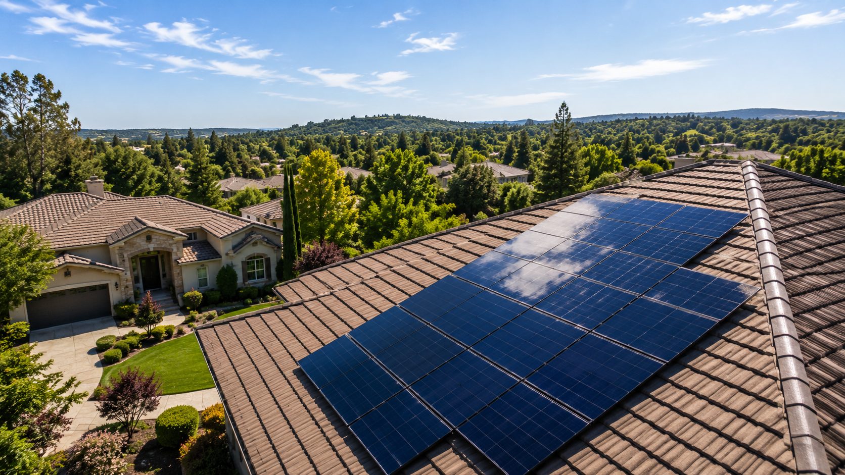 Professional Solar Panel Cleaning in Land Park, CA by Bailey Boys Services