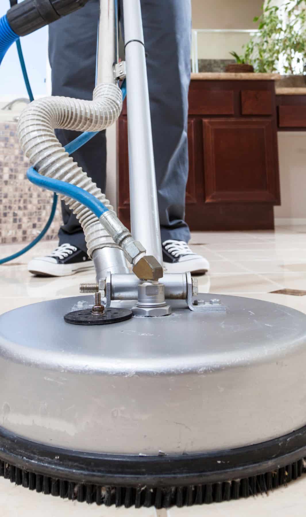 Grout line restoration and cleaning